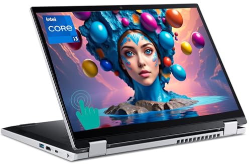 Acer Aspire 3 - Computer portatile 2 in 1 14 pollici, Intel Core i3-N305, touchscreen IPS 16:10, 1920 x 1200, RAM LPDDR5 8 GB, SSD 256 GB, Wi-Fi 6, USB3.2, Win11