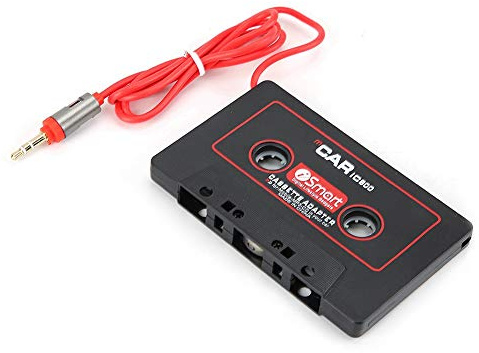 aqxreight Cinta de Casete Estéreo para Automóvil Un Reproductor de CD MD MP3 MP4 de 3,5 Mm para Cinta de Teléfono Móvil No Mejora la Estética de su Automóvil, Pero sí Reproductor de Cinta