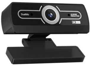 Diccik Webcam Full HD 1080P con Microfono-Web CAM para Ordenador Enfoque Fijo, Camara USB Plug and Play para Llamadas/Conferencias, Zoom/Skype/Youtube (2K)