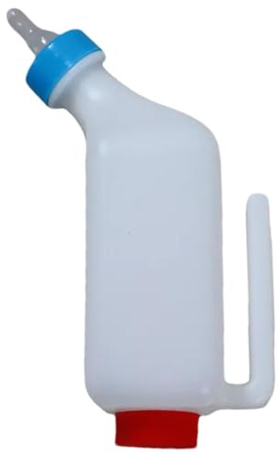 Récipient d'alimentation pour Chèvres – Distributeur De Lait en ABS À | Échelle Transparente, Outil De Soins pour Agneaux pour Petits Animaux, Dispositif d'allaitement pour Le Bétail | Équipement D