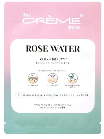 The Creme Shop Rose Water Face Mask - 5 Piece Set