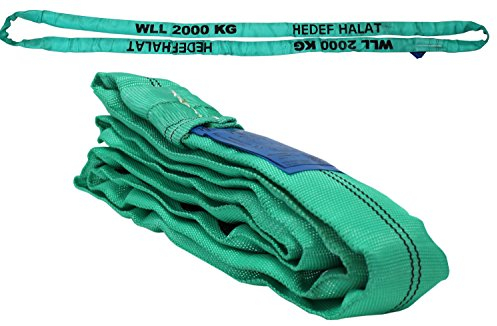 2 Tonnen 0.5 Meter Rundschlinge Bandschlinge Rundschlingen Hebeband Hebegurt Schlupp Kranschlinge