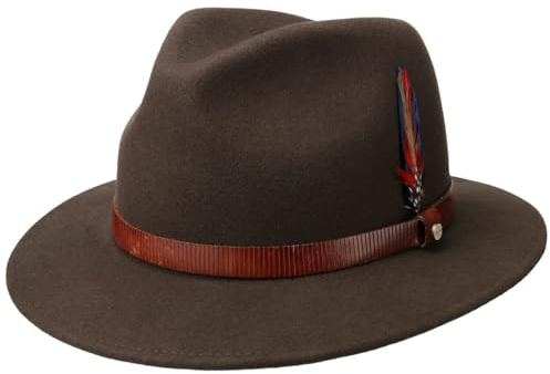 STETSON Manton travellerhatt ullfilt Asahi Guard Herr Aret runt