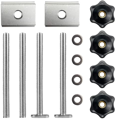 Abrazaderas de pista en T de 14 Uds., tuerca de ranura en T M8, tuerca deslizante de pista en T, accesorios de pista en T, para sujetador de ranura de herramienta de carpintería