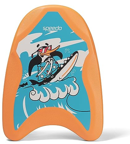 Speedo Unisex-Youth Float and Training Aid | Learn to Swim | Floatation Learn To Swim, Chima Azure Blue/Fluro Orange, One Size