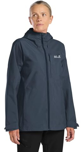 Jack Wolfskin Femme Tempest 2l Jkt W Veste, Midnight Sky, L EU