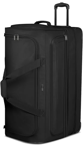 REDOLZ Duffle Essentials Wheeled Duffle Exp. XL Black