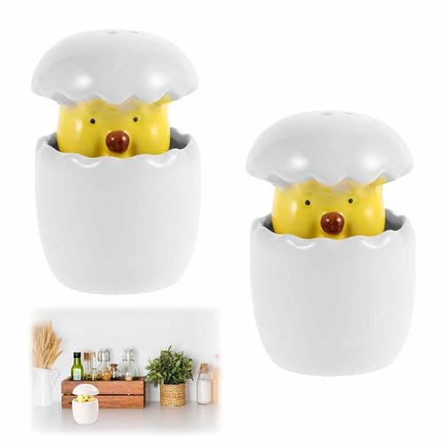 Poivrier & Salière Élégants - Mini Ensemble en Porcelaine pour Cuisine & Table, Idéal pour Cadeaux