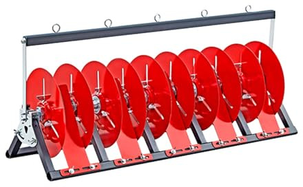 Kommersiell kvalitet hopfällbart kabelställ med hjul, kraftig tråddispenser för elektriker, passar 5 kabelrullar, bärbar verktygsorganisatör för industriellt bruk