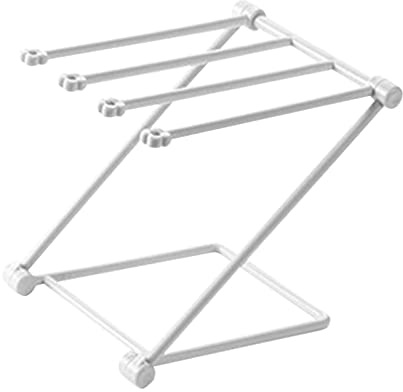 Soporte para Toalla Plegable, Secado Rápido con Ventilación, Estante para Baño Estable, Soporte Toalla de Mano para Familia y Viaje