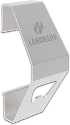 LANDMANN Décapsuleur magnétique | Convient pour la fixation au barbecue, au réfrigérateur et à d'autres surfaces magnétiques | Aimant puissant pour un maintien sûr | Installation et nettoyage faciles