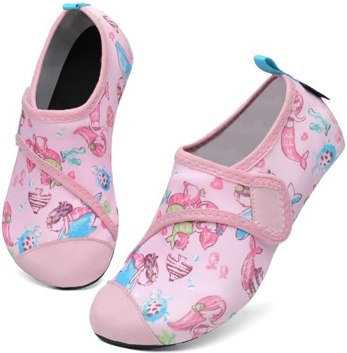 SAGUARO Enfant Chaussures Aquatiques Léger Confortable Chaussettes d'eau Souple Respirant Chausson de Plage-Touch X
