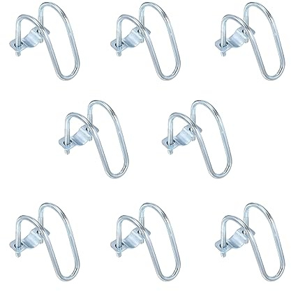 QUARKZMAN Incrociato - Connettore Verticale Tubo Molla, 8pz Fit 1 (25mm) a 1-5/8 (42mm) Crossover Fibbia Acciaio Croce Tubo Morsetto per Serra Tendone Cornice