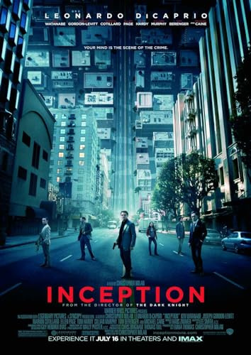OMG Printing Póster de la película Inception Leonardo Dicaprio, tamaño A3, 297 mm x 420 mm
