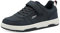 s.Oliver Mädchen Sneaker flach mit Klettverschluss Bequem, Blau (Navy), 38 EU