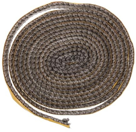 Ciieeo Cuerda De Fuego Para Estufa De Leña Cinta De Sellado Para Chimeneas Hornos y Uso Alta Temperatura Aislamiento Para Puerta De Horno