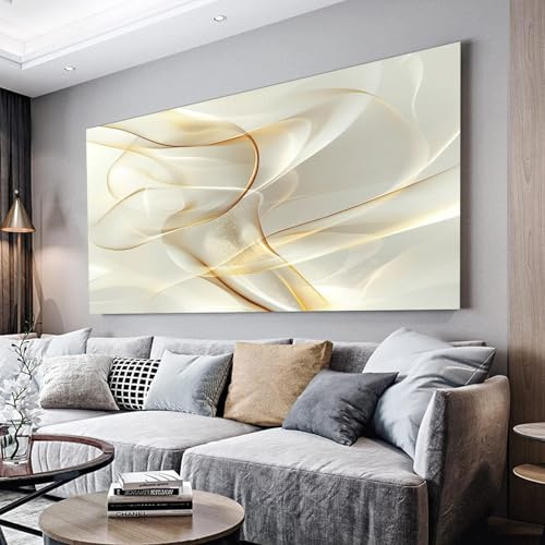 Cuadros decorativos para salón, diseño moderno a rayas, 70 x 140 cm, lienzo para dormitorio, cocina, impresión artística, arte grande, XXL, decoración de pared, lienzo