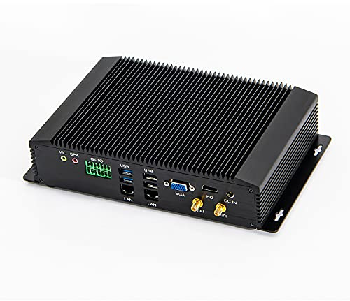 KINGDEL Desktop PC, Nettop i5 CPU, 4GB RAM 64GB SSD, HD Graphics 4400:3280x2000, 6xCOM, 4xUSB 3.0, 2xLAN, GPIO, HD Port, VGA W-11 Pro