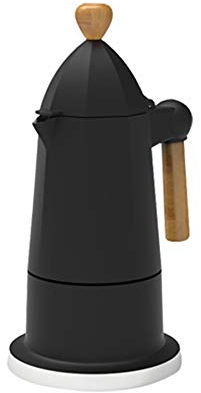 Moke e caffettiere Casa Moka Pot Drip Filter Filter Pot Hand Coffee Macchina per caffè espresso Italian Pot Caffettiera (Color : Black, Size : 180ML)