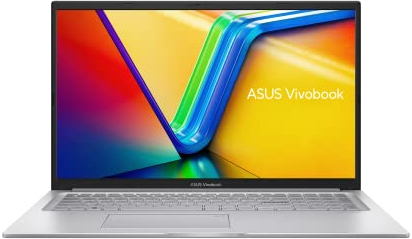 ASUS Vivobook 17 Laptop | 17,3 FHD entspiegeltes IPS Display | Intel Core i7-1355U | 16 GB RAM | 1 TB SSD | Intel Iris X | Windows 11 | QWERTZ Tastatur | Cool Silver
