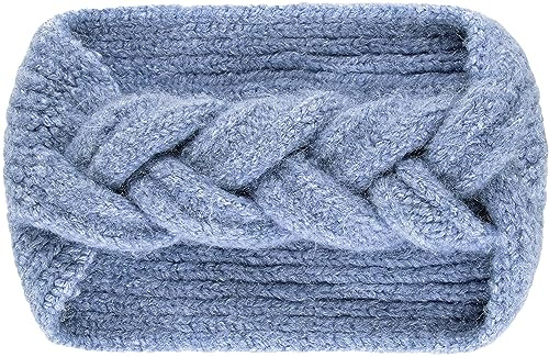 CHILLOUTS Lou Headband - warme Stirnband mit 55% recyceltem Polyester - Damen blau