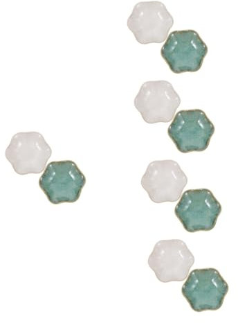 IMIKEYA 5 Sätze Untertasse Aus Keramik Snackteller Snack Teller Keramikschale Für Vorspeisen Ansteckplatten Für Esstisch Saucenschüssel Gericht Wiederverwendbar 2 Stück * 5