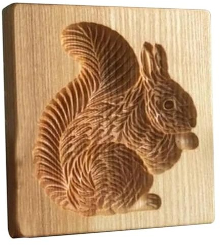 Moldes de galletas de madera Moldes detallados para hornear en 3D