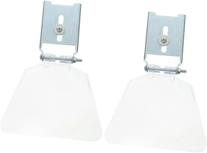 Sharplace 2 Piezas Protector Ocular para Herramienta de Esmerilado Banco Accesorio Escudo Protección Acrílico Resistente Fácil Instalación Adecuado para