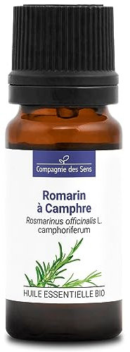 ROSMARINO A CANFORA BIO - 10mL - Olio Essenziale di Qualità Premium - 100% Puro, Naturale, Garantito ChromaCert® - Chemiotipizzato & Integrale