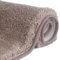 FCSDETAIL rutschfeste, Hochflor Badteppiche 60X90 cm, Maschinenwaschbare Badematte, Badvorleger mit Wasserabsorbierenden, Weichen Mikrofasern für Badewanne, Dusche und Badezimmer (Braun)