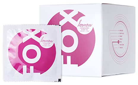 Loovara Kondome hauchzart 12 Stück - Größe M 53 mm - Präservative für mehr Fun & Feeling beim Sex - Vegan, Fair Rubber, Transparent-Naturfarben mit Reservoir & Gleitmittel im 12er Pack