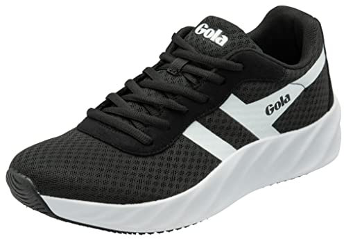 Gola Men's Draken Road Running Shoe, Black/White, 13 UK