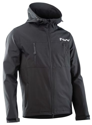 Northwave EASY OUT SOFTSHELL GIACCA Nero L