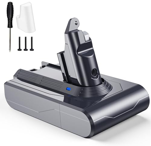 6000mAh Akku kompatibel mit Dyson V6, V6 Motorhead Pro Exclusive, DC62, DC62 Animal/Animalpro, DC74, 967810-21
