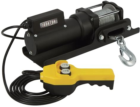 Ironton AC-Powered Electric Winch, 1500-Lb. Capacity, Steel Wire Rope, Model# AC1500