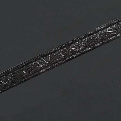 Dostear Peel and Stick Wallpaper Border Self-Adhesive Wall Border Sticker Home Ceiling Decorative Border for Bathroom Living Room Kitchen Black 4 X 230cm（1pcs）