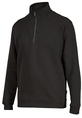 U-POWER | Felpa da Lavoro Uomo Senza Cappuccio con Mezza Zip TAUTRA, 50% cotone, 50% poliestere