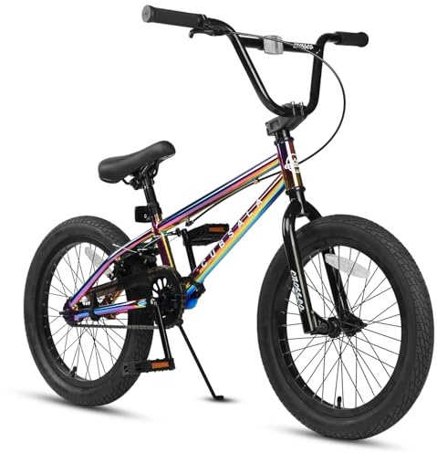 cubsala Freestyle BMX Bike, 18 Inch Kids Bicycle for 5-9 Years Old Kids and Beginner Level Rider, Colorful