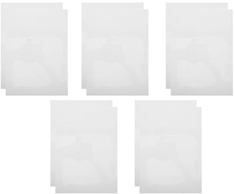 IDEANATEGRATE 10 St Transparent Självhäftande Film för Inkjet Skrivare Högfärgprecisions Filmblad för Skyltar Uv-överföring och Silkscreentryck för Hantverk och Etiketter