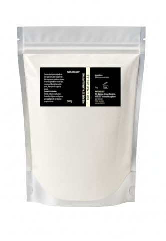 Pierre d’Alun en Poudre Surfine 500g | 100% Naturelle | Déodorant Minéral & Cosmétique DIY | Soin Traditionnel | Format Économique - Natureluxy