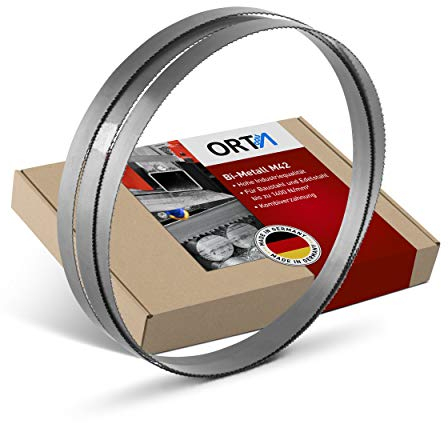 Orta - 3 Stück - 2362 x 20 x 0,90 x 10/14 ZpZ - BiMetall M42 HSS | Bandsägeblatt für Für Metall, Stahl, Aluminium... | Passend für RONG FU RF‑712 N, Kasto Twin A2, Optimum OPTIsaw S 181...