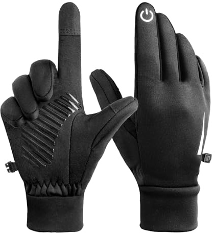YukiniYa Kids Winter Warm Gloves for Boys Girls 3-15 Years Running Cycling with Waterproof Coating Anti-slip Touchscreen