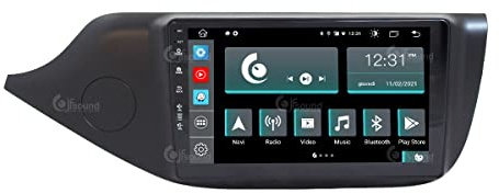JF-139KC-X9 Autorradio de Ajuste Personalizado Compatible con Kia Ceed Mate Android GPS Bluetooth WiFi Dab USB Pantalla táctil Full HD 9 procesador de 8 núcleos y comandos de Voz