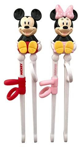 Mickey & Minnie Essstäbchen für Rechtshänder Kinder Kinder 2 Paar