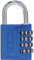 ABUS Zahlen-Vorhangschloss 144/40 Lock-Tag Aluminium, blau