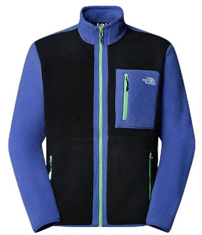 The North Face NF0A883RA4B M YUMIORI Full Zip Maglia Lunga Uomo TNF Black/Indigo Plum/M Taglia XL