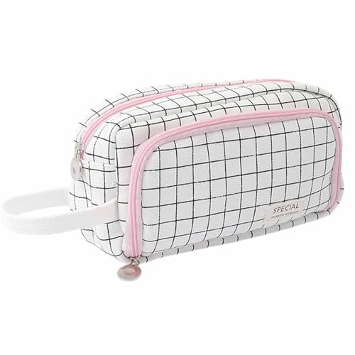 Big Capacity Pencil Case Large Pencil Pen Pouch Bag High Storage Case Middle School College Office Organizer for Student Teens Girls Adults