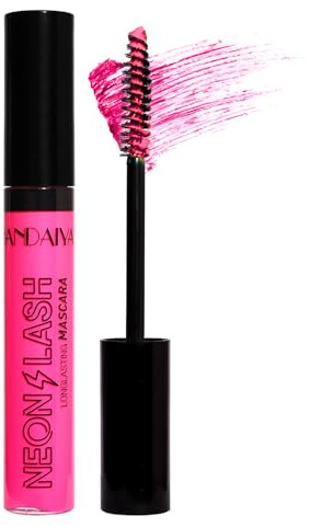Mascara rosa fluorescente per trucco, volumizzante e lunghezza per sopracciglia, waterproof a lunga durata, trucco vegano senza cruelty free