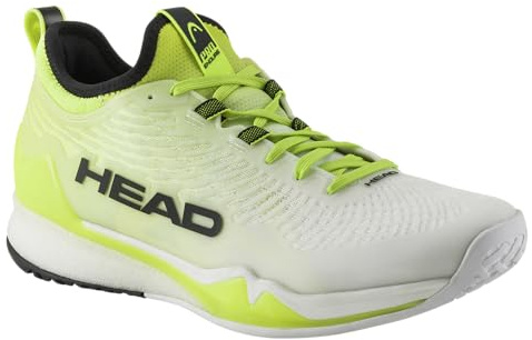 HEAD Men's Endure Pro Tennis Shoe, Yellow/White, 10 UK