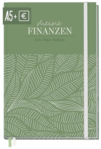 Häfft paper&you® Finanzplaner A5+ Haushaltsbuch Fine Leaves